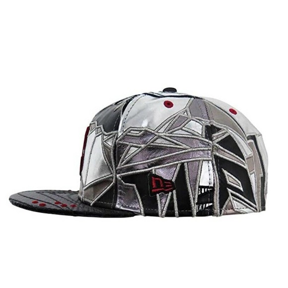 New Era Justice League DC comic Cyborg Armor Fitted 59Fifty - Sz. 7 3/8 - Picture 2 of 3